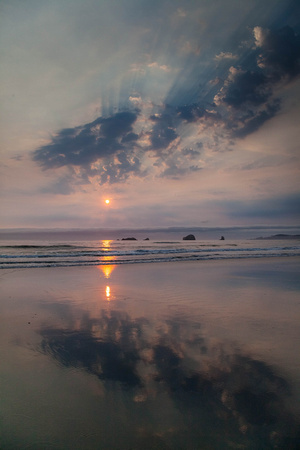 Sunset off Oregon coast II