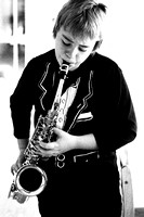 Morning saxophone practice