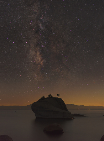 The Milky Way Over Bonsai Rock