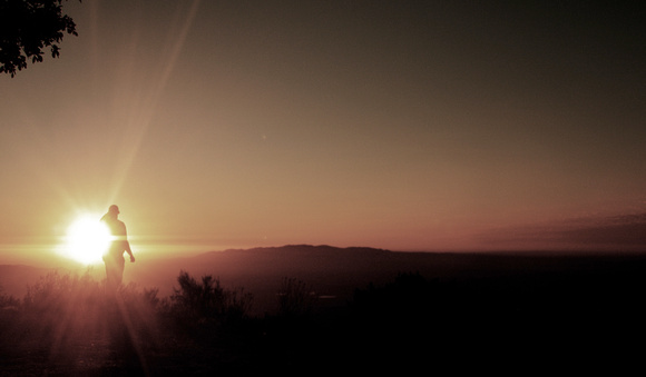 Sunset near Sutherland, SA