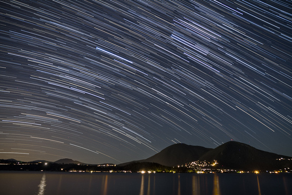 Star trails at Clearlake